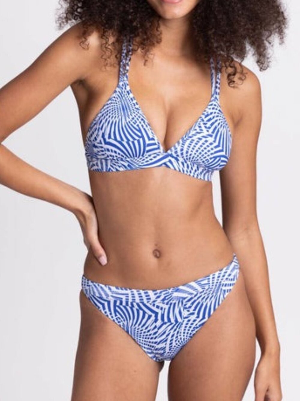 Jolyn Clothing Shara Top & Holland Bottom Bikini SET - Vortex - Size S/M
